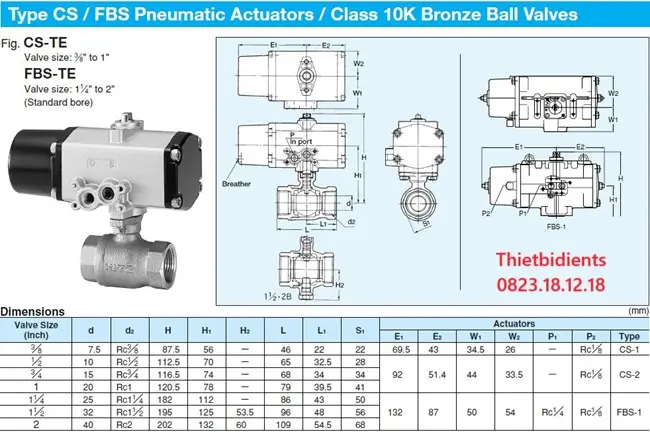 Catalogue van bi điều khiển khí nén Nhật Bản