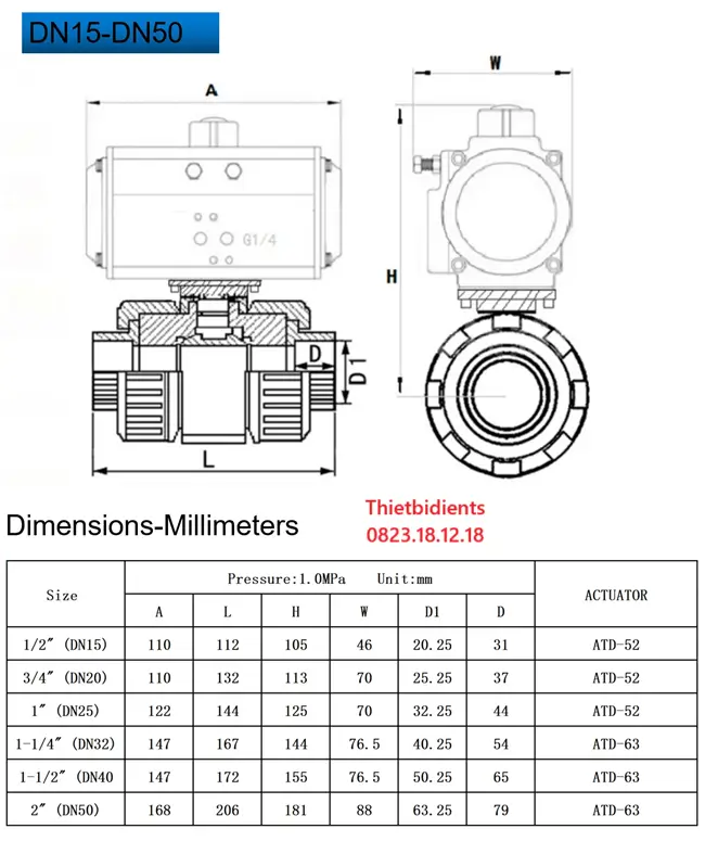Catalogue van bi nhựa điều khiển khí nén 
