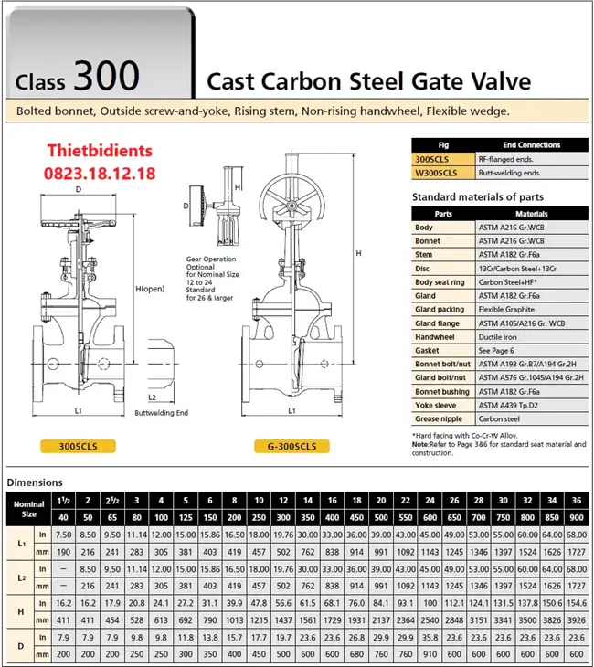 Van cổng chịu nhiệt độ cao 8 Catalogue van cổng chịu nhiệt độ cao
