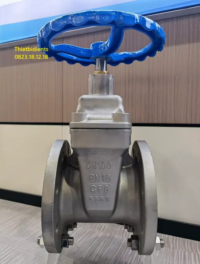 Van cổng ty chìm inox