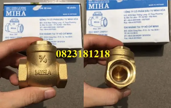 Van một chiều đồng 7 Van một chiều đồng Minh Hòa