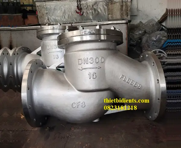 Van một chiều mặt bích 10 Van một chiều hơi nóng mặt bích