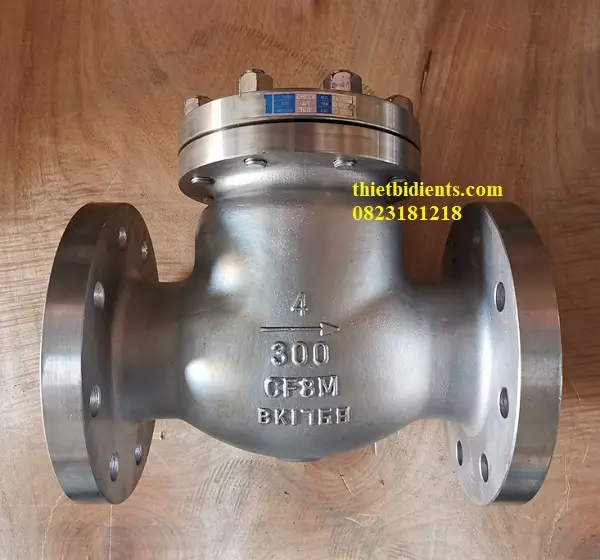 Van một chiều mặt bích 9 Van một chiều inox mặt bích