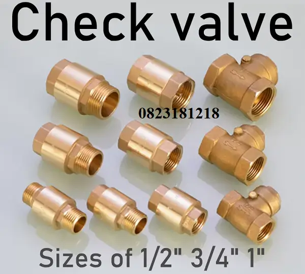 Van một chiều nối ren 2 Van một chiều kiểu ren