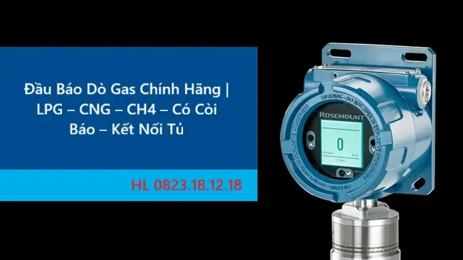 Đầu Báo Dò Gas Chính Hãng | LPG – CNG – CH4 – Có Còi Báo – Kết Nối Tủ 8 Đầu Báo Dò Gas Chính Hãng