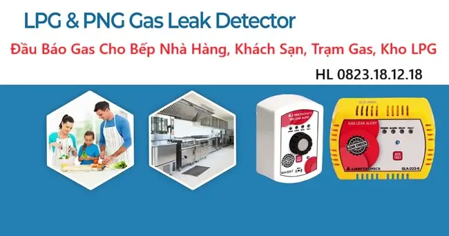 Đầu Báo Gas Cho Bếp Nhà Hàng, Khách Sạn, Trạm Gas, Kho LPG 9 Đầu Báo Gas Cho Bếp Nhà Hàng, Khách Sạn, Trạm Gas, Kho LPG