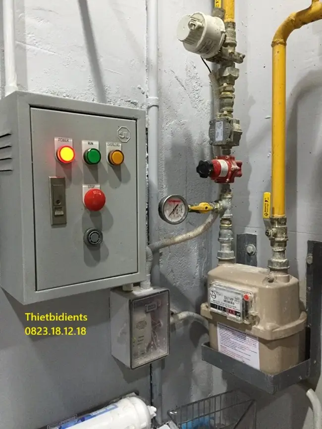 Đầu Báo Gas Kết Nối Tủ Điều Khiển & Van Ngắt Tự Động Giá Tốt