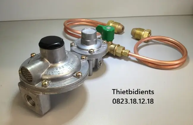 Điều áp gas công nghiệp 2 cấp