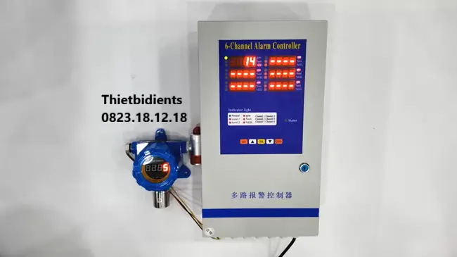 Hệ thống cảnh báo đầu rò rỉ gas kết nối trung tâm