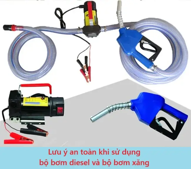 Lưu ý an toàn khi sử dụng bộ bơm diesel và bộ bơm xăng