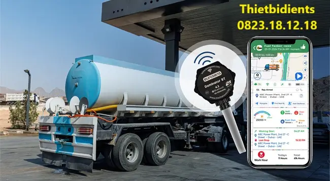 Phần mềm giám sát xăng dầu IoT