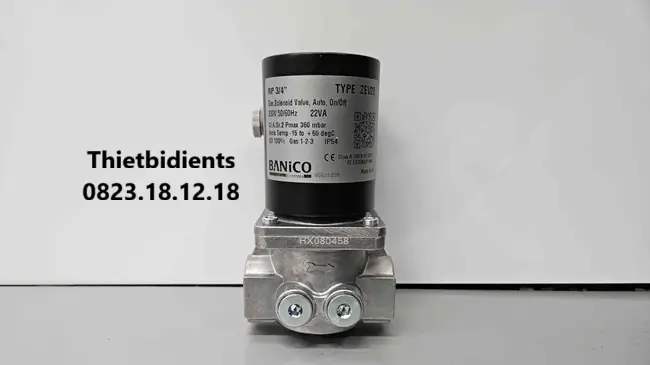 Van gas điện từ
