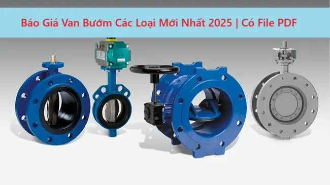 Báo Giá Van Bướm Các Loại Mới Nhất 2025
