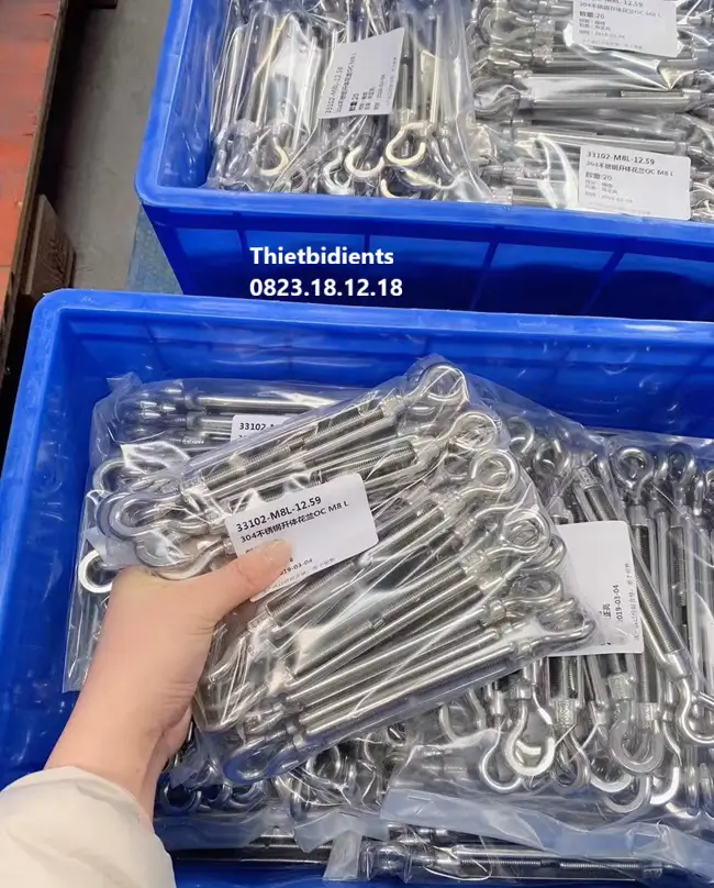 Bộ tăng cáp inox 8 Bộ tăng cáp inox công nghiệp