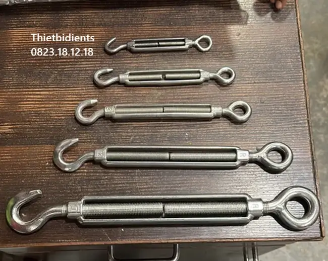 Bộ tăng cáp inox 4 Bộ tăng cáp inox mắt – móc