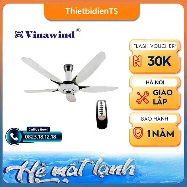 Quạt Trần Vinawind Cho Gia Đình – Trường Học – Văn Phòng 5 Quạt Trần Vinawind Cho Gia Đình