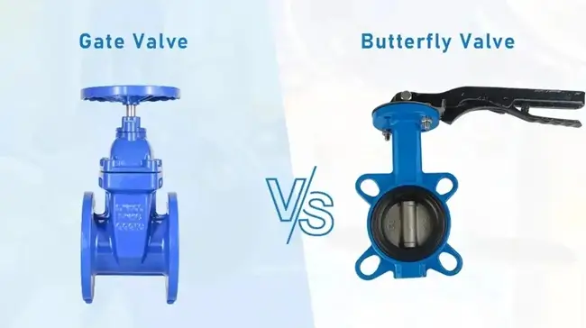 So sánh van cổng với van bướm