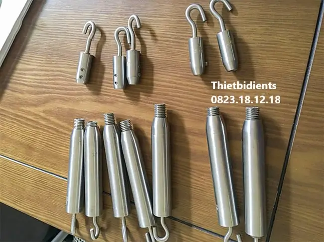 Tăng đơ ống inox hai đầu móc