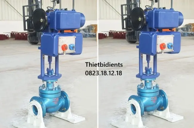 Van Cầu Công Nghiệp Chính Hãng | Inox, Gang, Hơi, Điều Khiển 15 Van cầu điều khiển điện