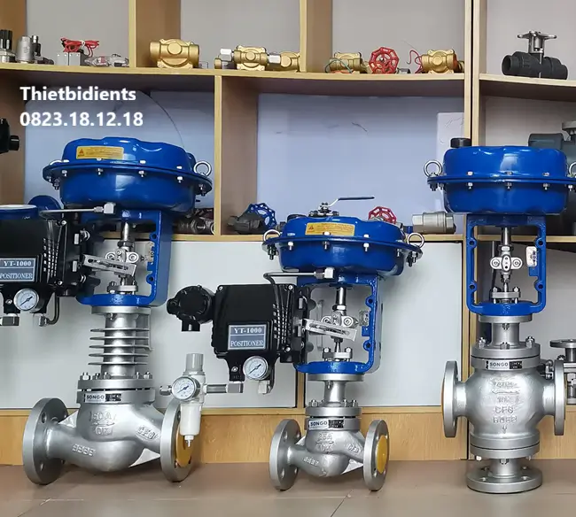 Van Cầu Công Nghiệp Chính Hãng | Inox, Gang, Hơi, Điều Khiển 14 Van cầu inox công nghiệp chính hãng