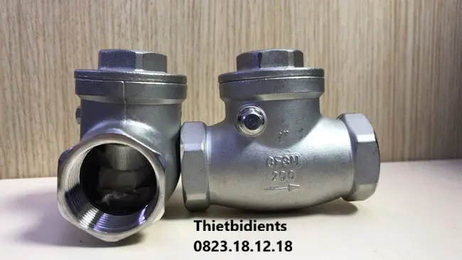Van một chiều inox 304 lá lật