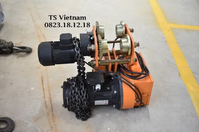 Bộ tời điện kèm rùa di động 2 Bộ tời điện kèm rùa di động