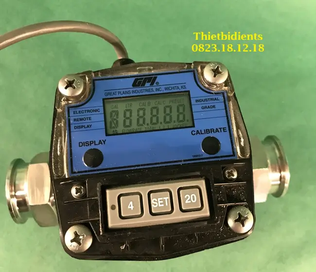 Đồng hồ đo lưu lượng dầu dạng Tuabin 2 Đồng hồ đo lưu lượng dầu dạng Tuabin