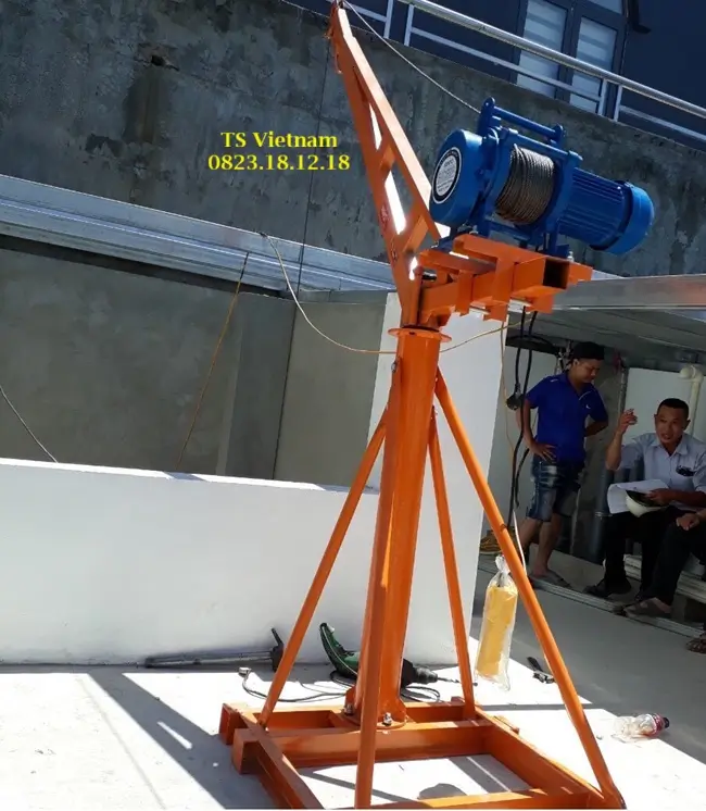 Khung cẩu xoay 360 độ 5 Khung cẩu xoay 360 độ 500kg