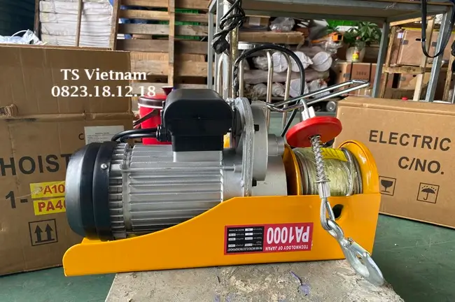Máy tời điện 220V 8 Máy tời điện 220V tải trọng 1000kg