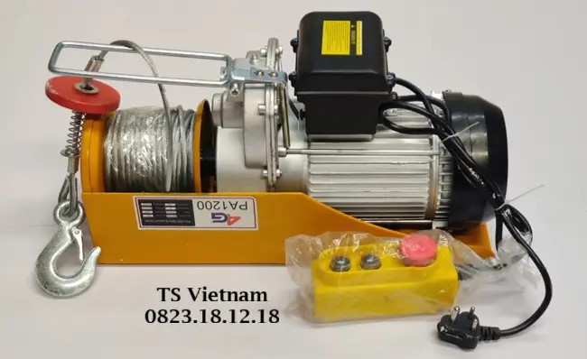 Máy tời điện 220V 9 Máy tời điện 220V tải trọng 1200kg