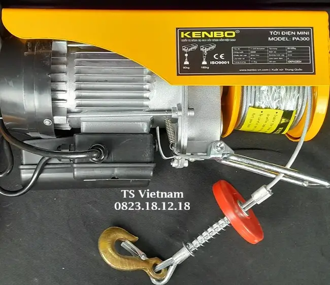 Máy tời điện 220V 5 Máy tời điện 220V tải trọng 300kg