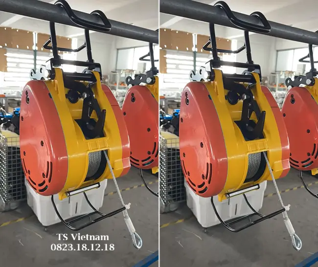 Máy tời điện treo 5 Máy tời điện treo 600kg