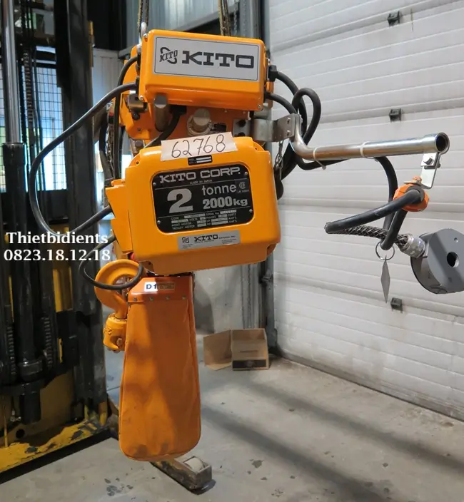 Pa lăng xích điện 2 tấn