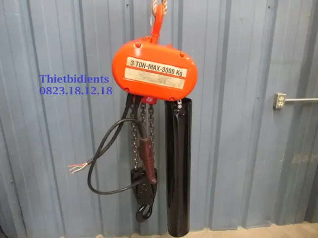 Pa lăng xích điện 3 tấn
