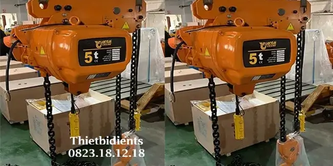 Pa lăng xích điện 5 tấn