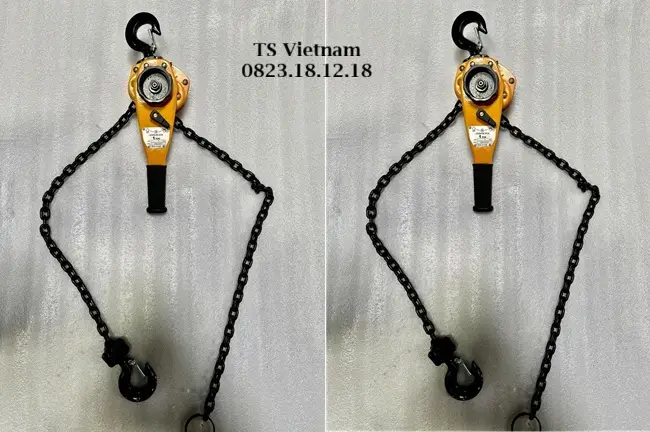 Palang xích lắc tay 4 Palang xích lắc tay 1 tấn