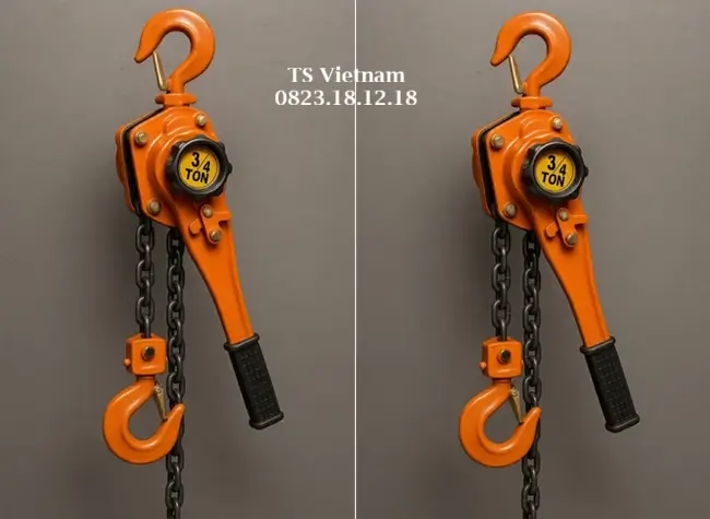 Palang xích lắc tay 2 Palang xích lắc tay