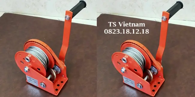 Tời quay tay tự hãm 4 Tời quay tay tự hãm 300kg