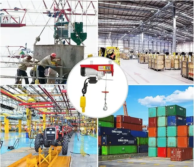 Máy tời điện 220V 10 Ứng dụng của máy tời điện 220V