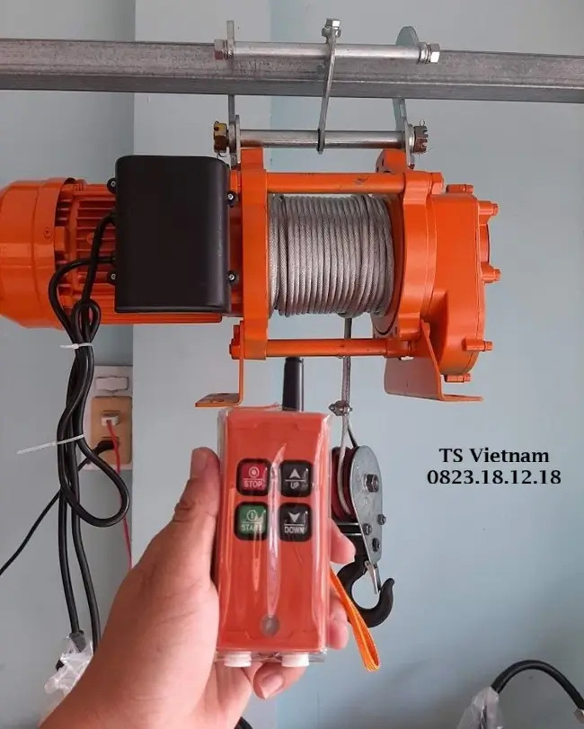 Ứng dụng của tay cầm điều khiển tời điện