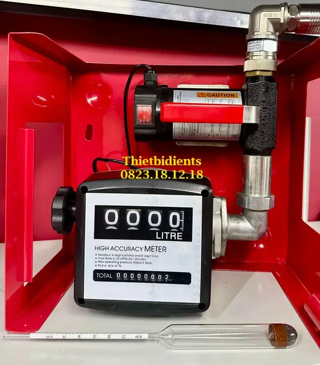 Bộ bơm dầu nhớt 4 Bộ bơm dầu nhớt 220V