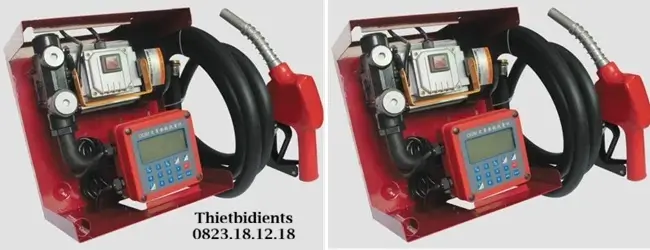 Bộ bơm xăng dầu định lượng 220V 4 Bộ bơm xăng dầu định lượng 220V điện tử