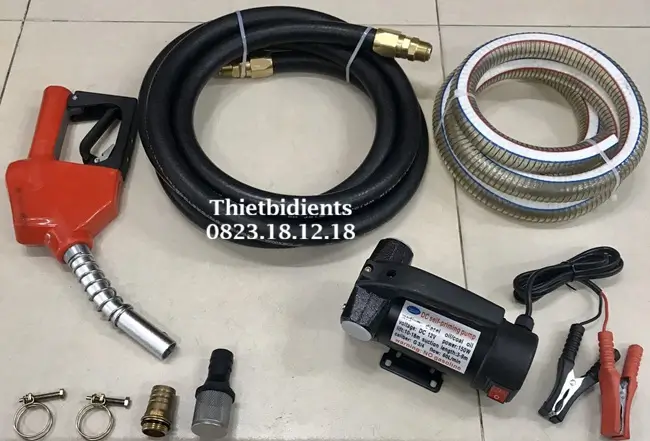 Bộ bơm xăng dầu nhớt 6 Bộ bơm xăng dầu nhớt 12V