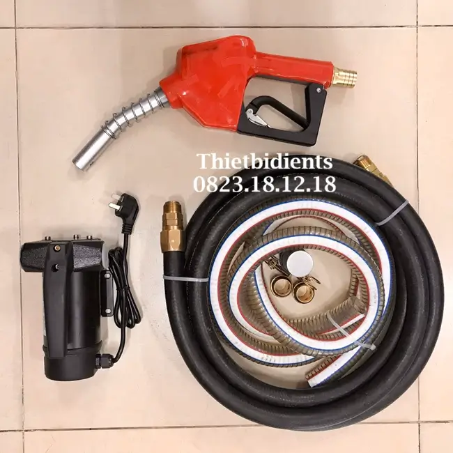 Bộ bơm xăng dầu nhớt 4 Bộ bơm xăng dầu nhớt 220V