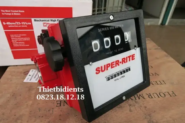Đồng hồ đo xăng dầu DN40 4 Đồng hồ đo xăng dầu DN40 dạng cơ