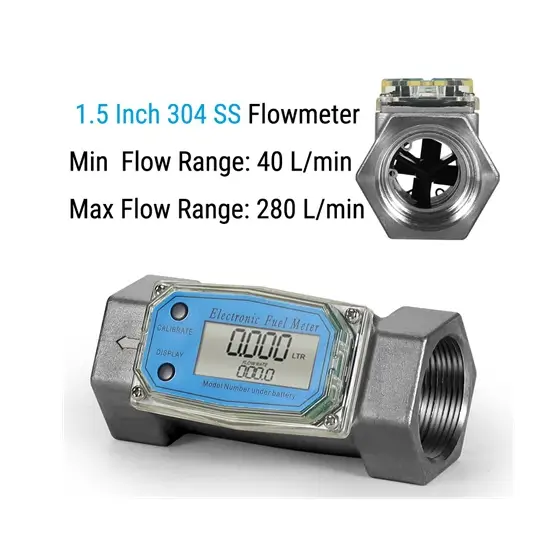Đồng hồ đo xăng dầu DN40 1 Đồng hồ đo xăng dầu DN40