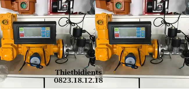 Đồng hồ đo xăng dầu DN50 5 Đồng hồ đo xăng dầu DN50 lắp bích công nghiệp