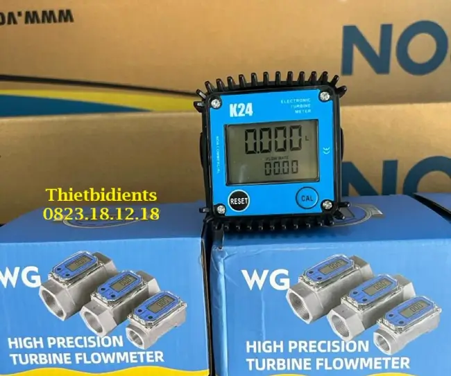 Đồng hồ đo xăng dầu K24 4 Đồng hồ đo xăng dầu K24 chính hãng