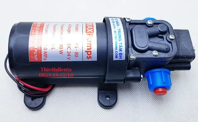 Máy bơm nước áp lực cao mini 5 Máy bơm nước áp lực cao mini 24V