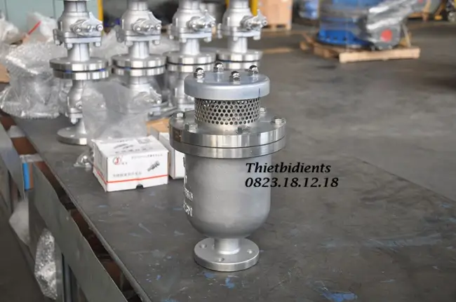 Van xả khí inox 5 Van xả khí inox nối bích